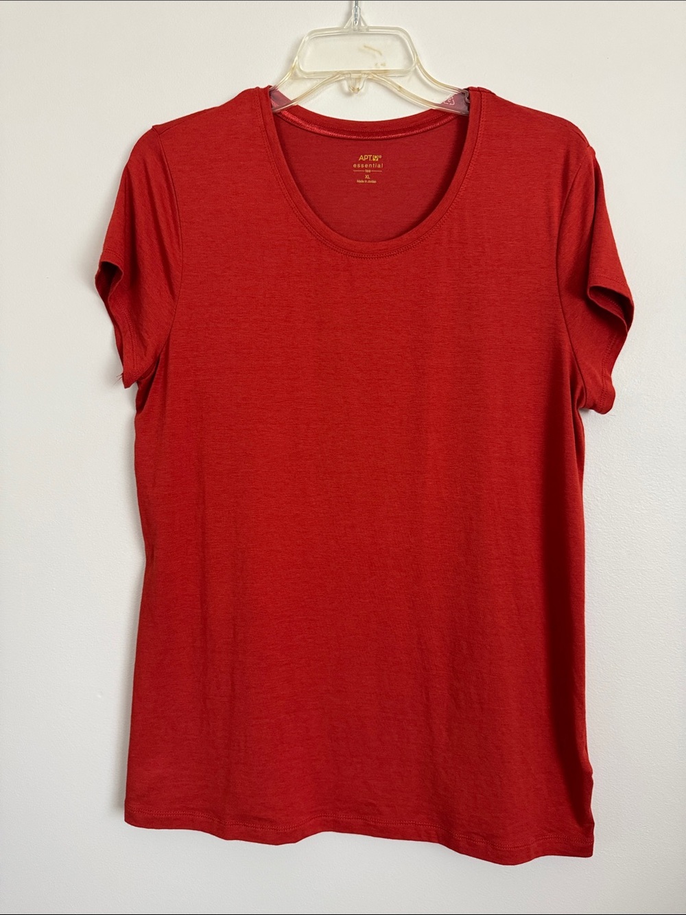 Apt. 9 Burnt Orange Scoop Neck Short Sleeve Tee